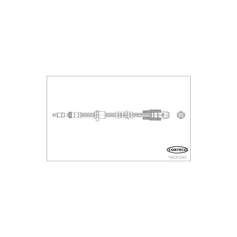Flessibile freno asse anteriore - CORTECO