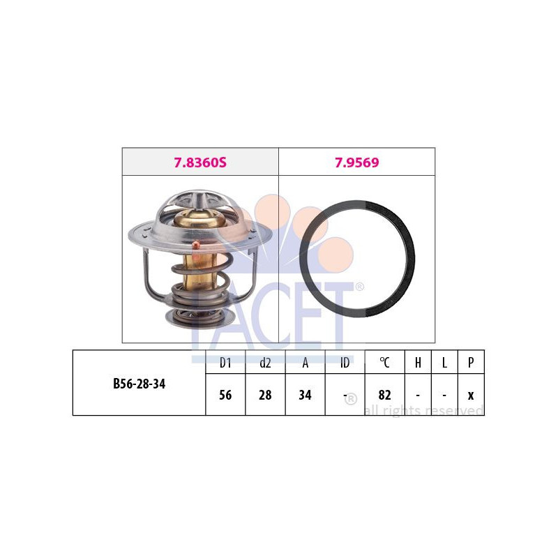 Termostato raffreddamento - FACET