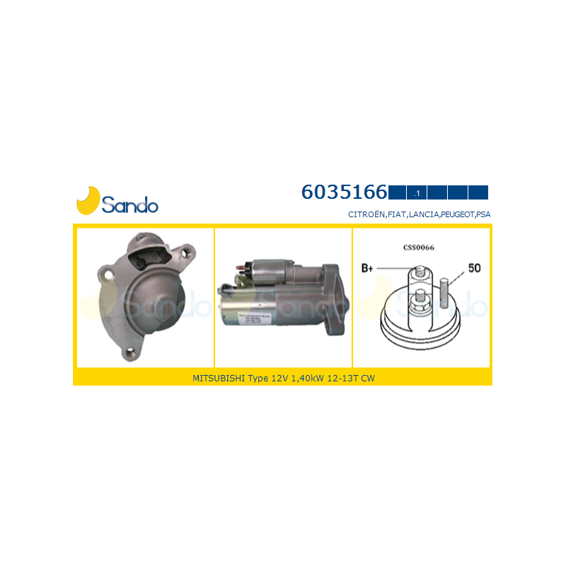 Motorino avviamento - SANDO