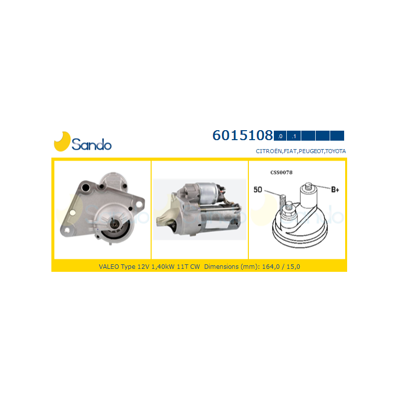 Motorino avviamento - SANDO