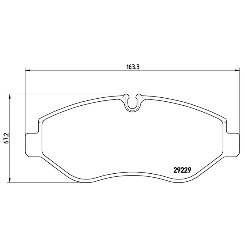 Pastiglie freno asse anteriore - BREMBO