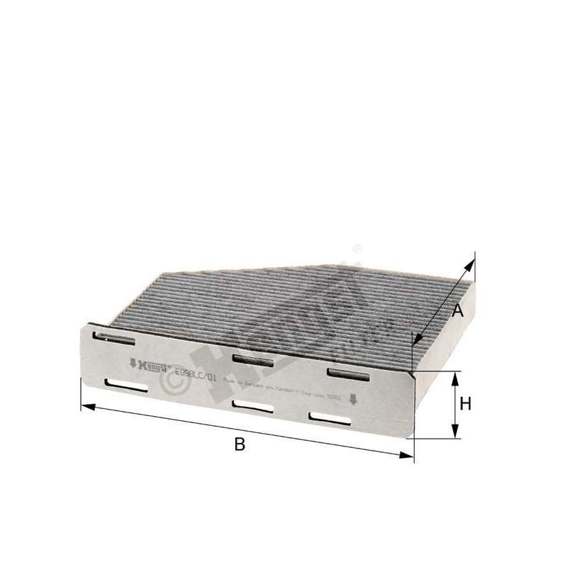 Filtro abitacolo - HENGST FILTRAZIONE