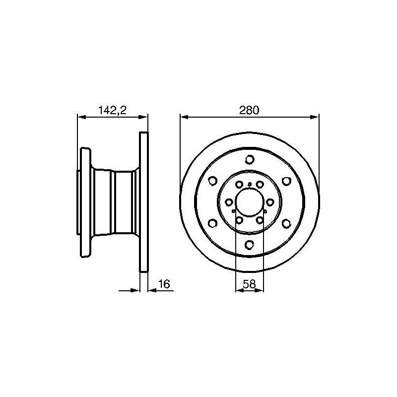 Tamburo freno - BOSCH