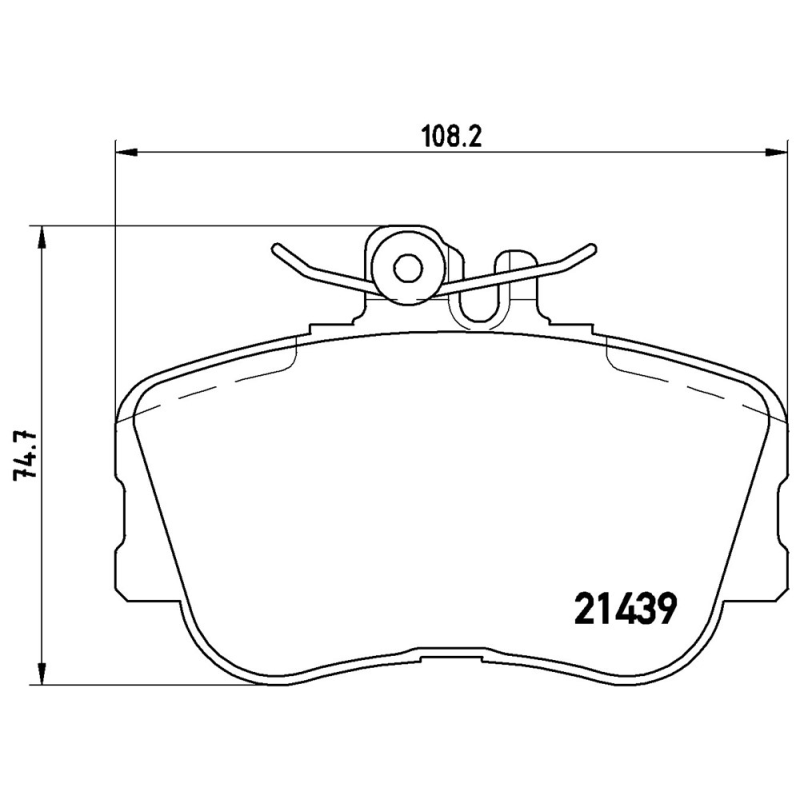 Pastiglie freno asse anteriore - BREMBO