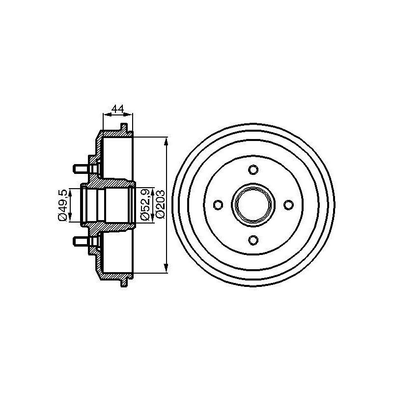 Tamburo freno - BOSCH