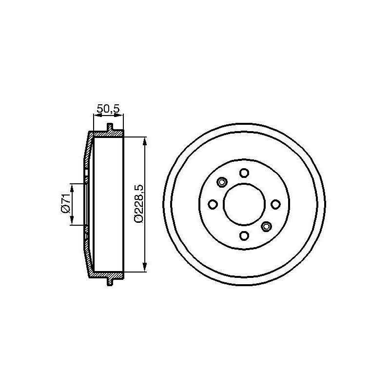 Tamburo freno - BOSCH