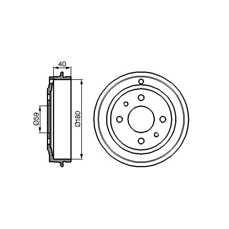 Tamburo freno - BOSCH