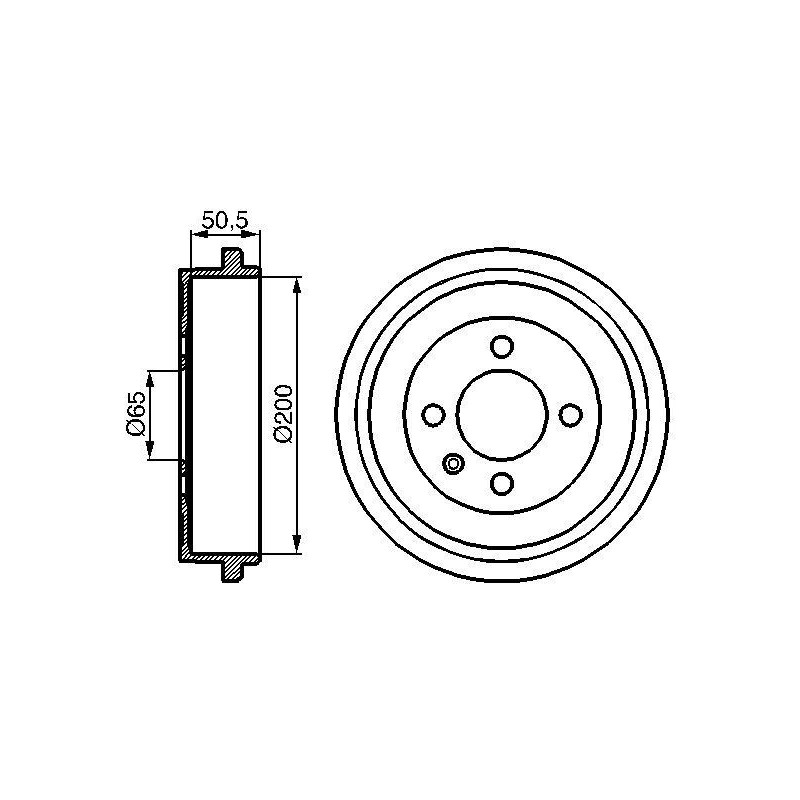 Tamburo freno - BOSCH