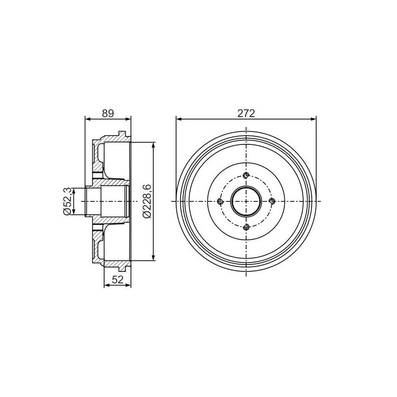 Tamburo freno - BOSCH