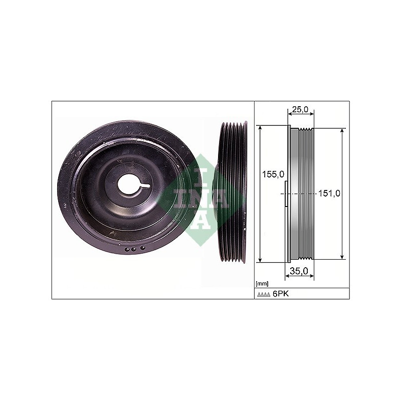 Puleggia albero motore - INA