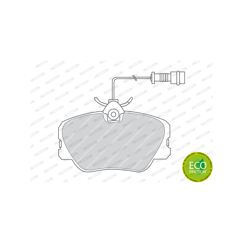 Pastiglie freno asse anteriore - FERODO