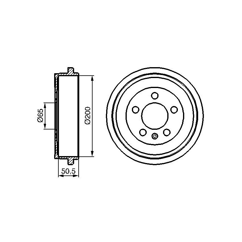 Tamburo freno - BOSCH