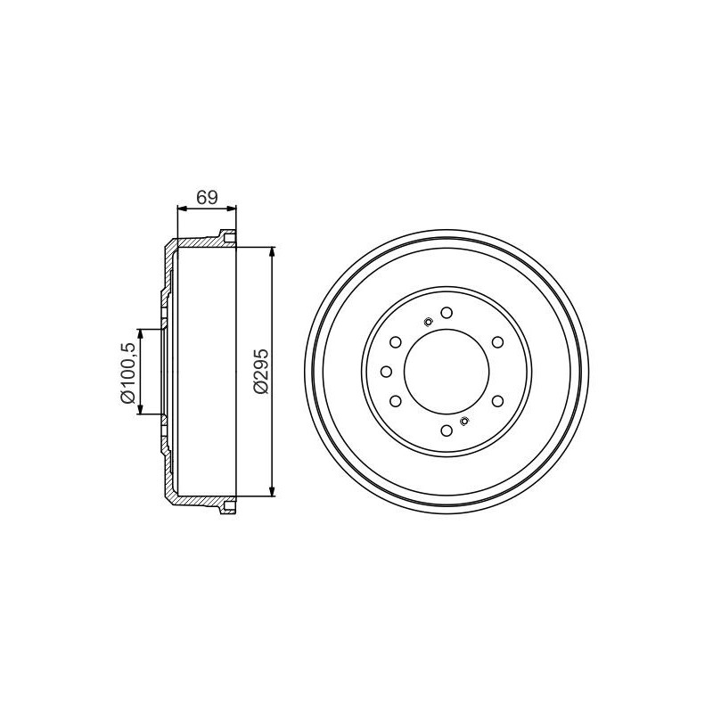 Tamburo freno - BOSCH