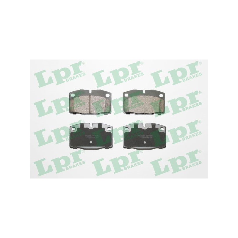 Pastiglie freno asse anteriore - LPR I.