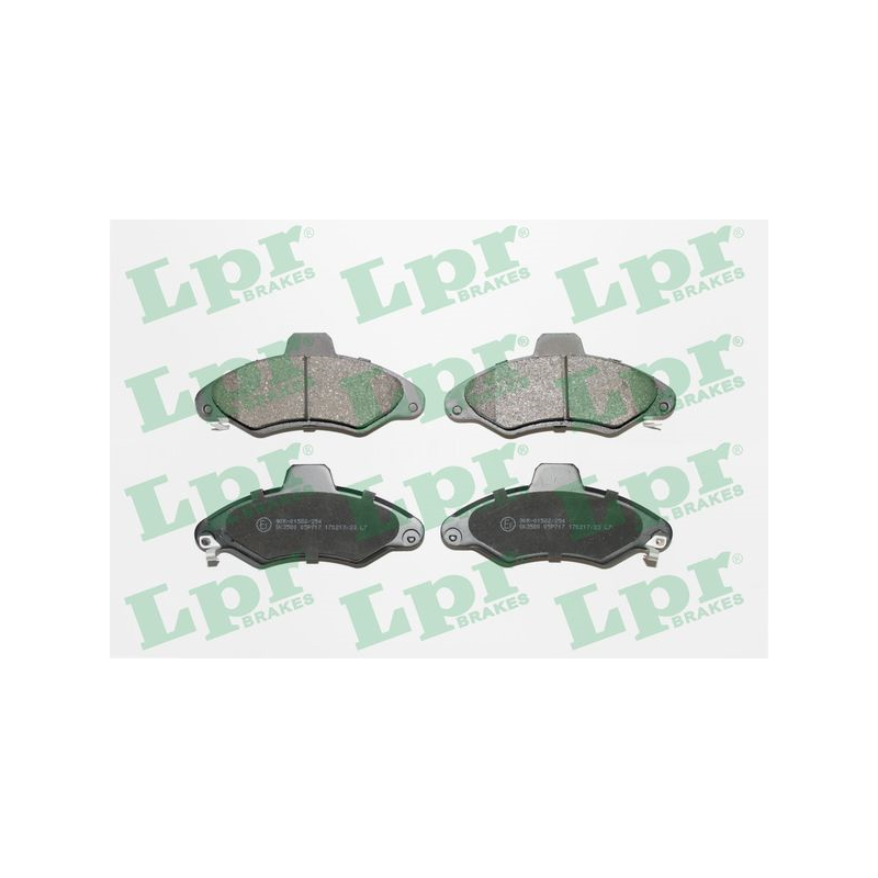 Pastiglie freno asse anteriore - LPR I.