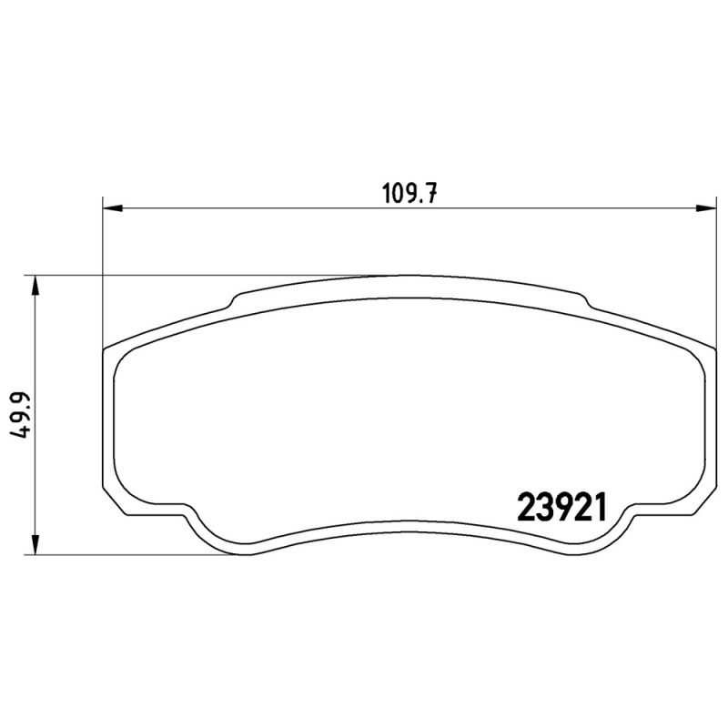 Pastiglie freno asse posteriore - BREMBO