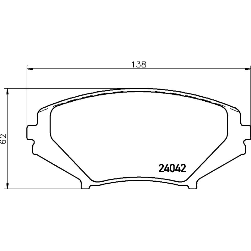 Pastiglie freno asse anteriore - BREMBO
