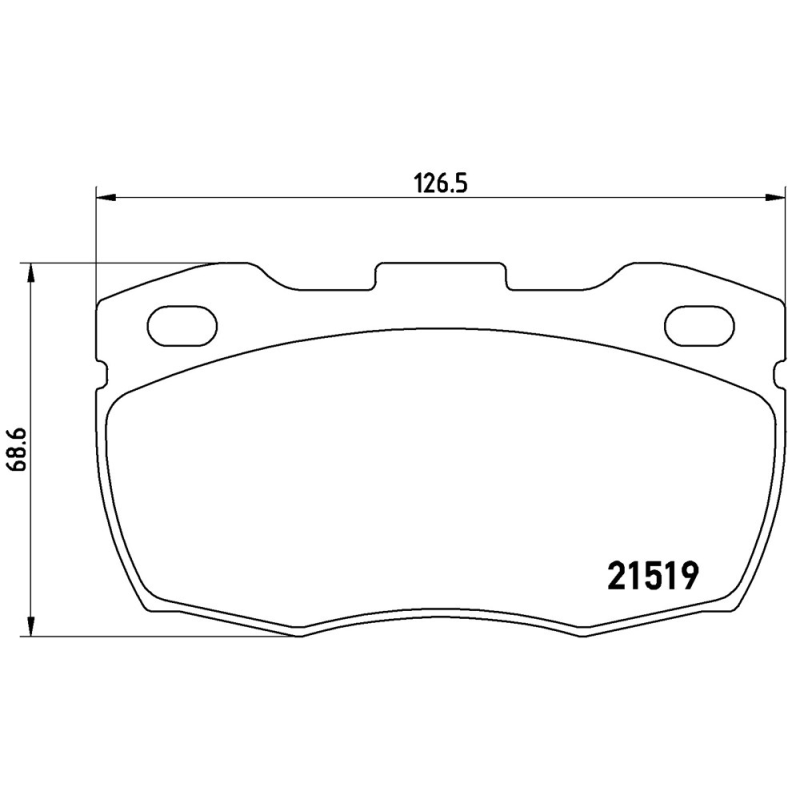 Pastiglie freno asse anteriore - BREMBO