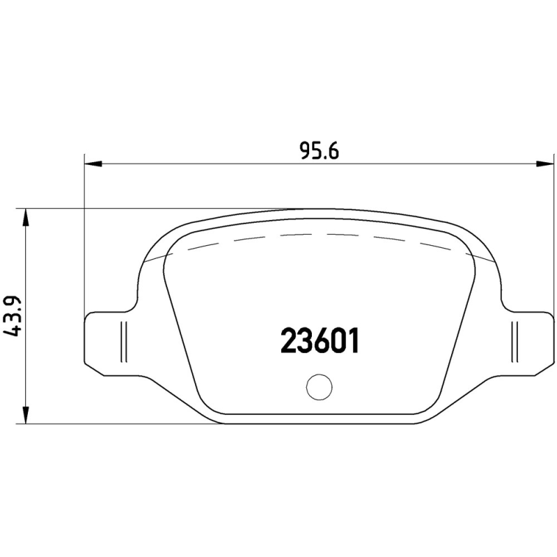 Pastiglie freno asse posteriore - BREMBO