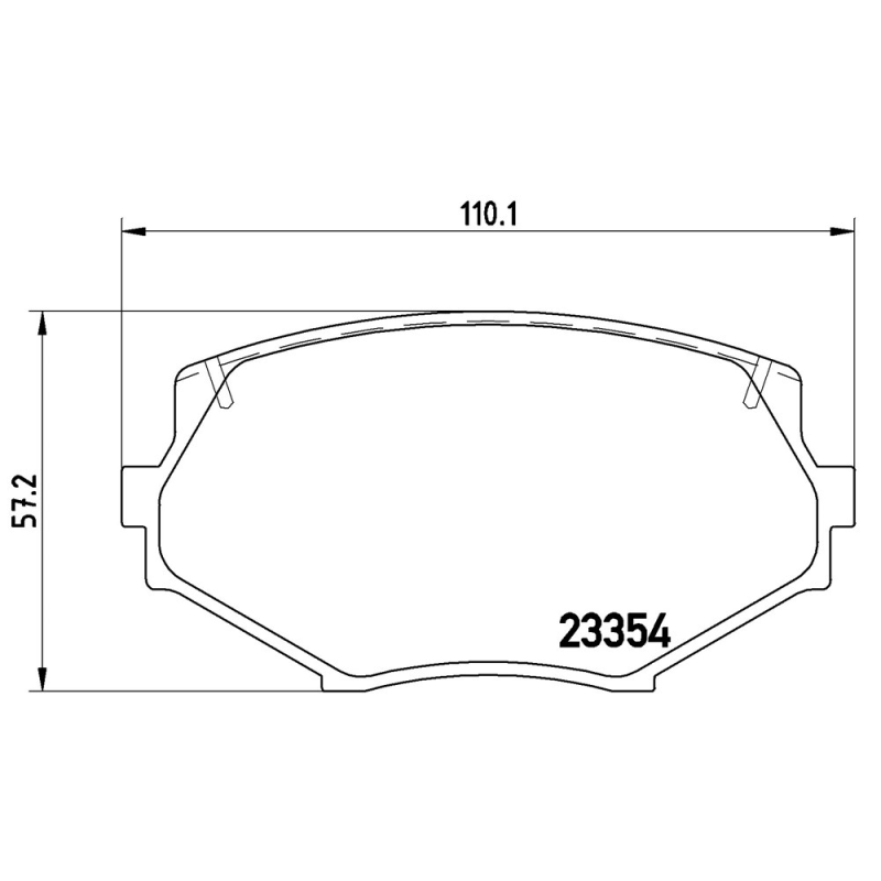 Pastiglie freno asse anteriore - BREMBO