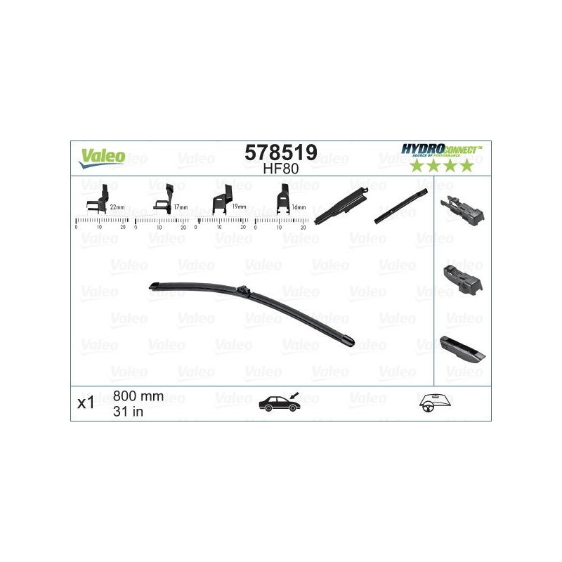 Spazzole tergicristalli - VALEO