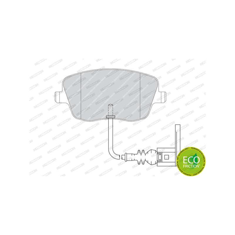 Pastiglie freno asse anteriore - FERODO