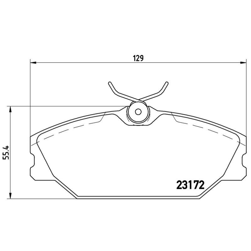 Pastiglie freno asse anteriore - BREMBO