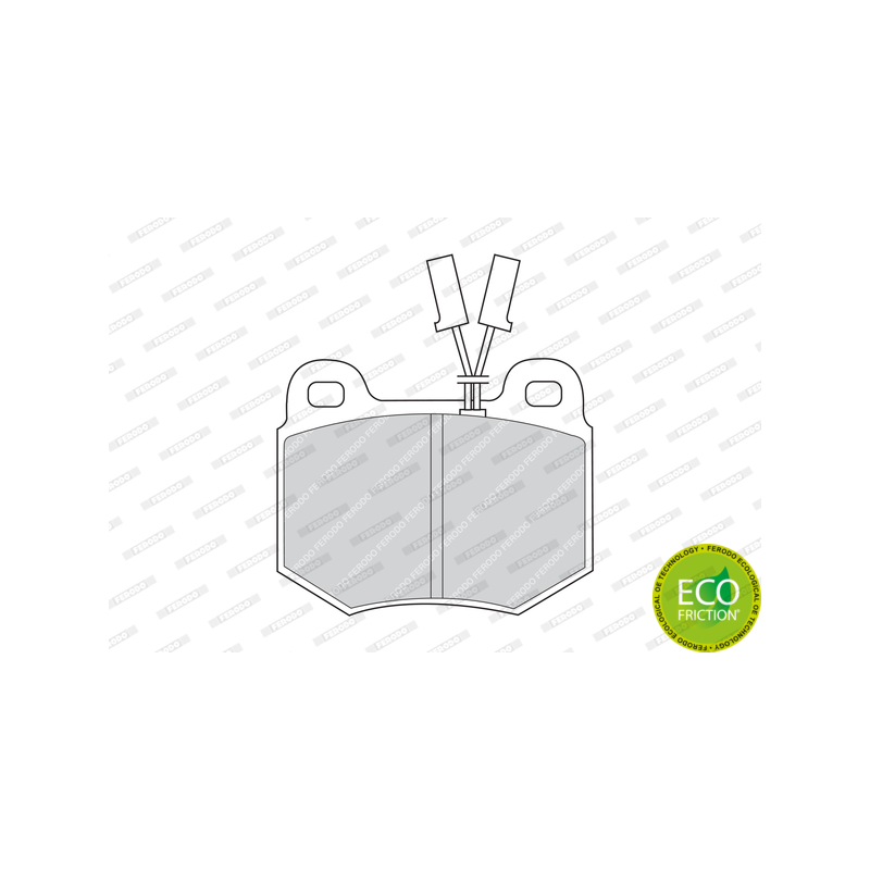 Pastiglie freno asse anteriore - FERODO