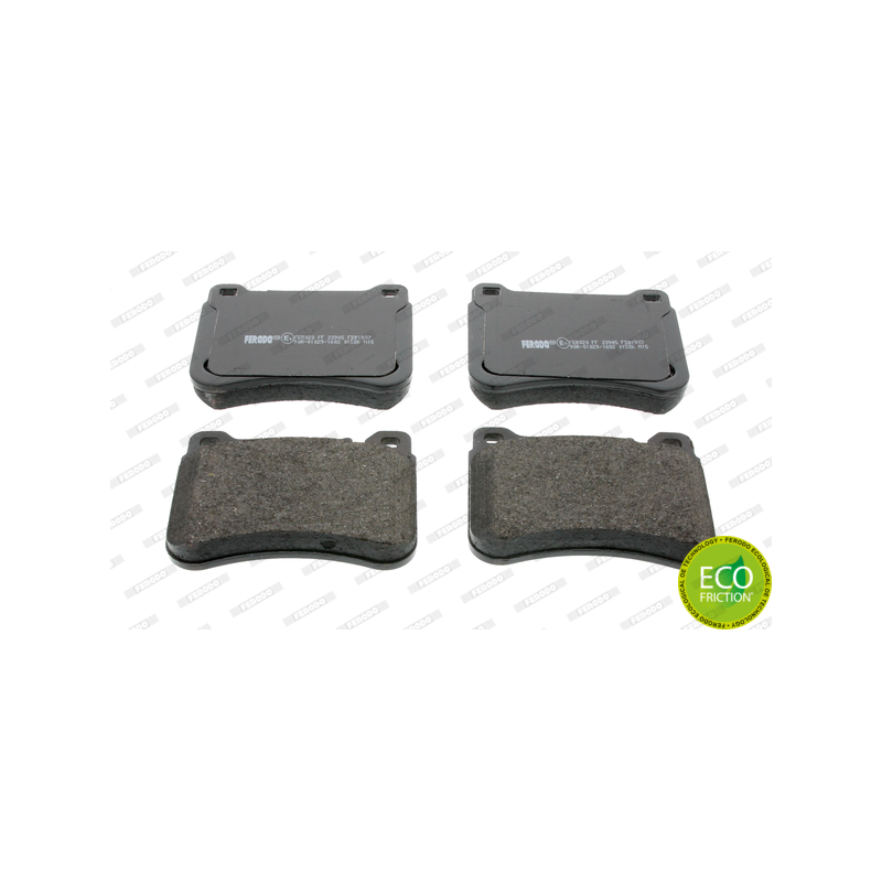 Pastiglie freno asse anteriore - FERODO