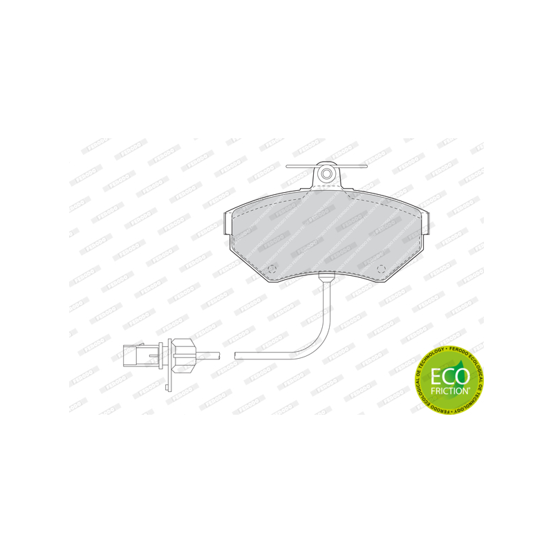 Pastiglie freno asse anteriore - FERODO