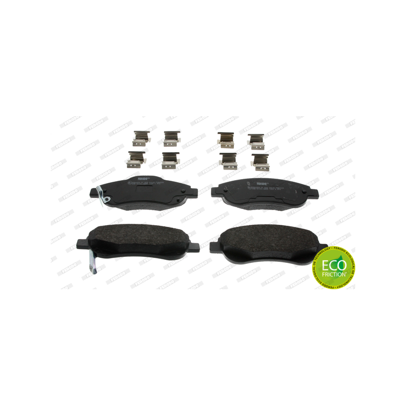 Pastiglie freno asse anteriore - FERODO