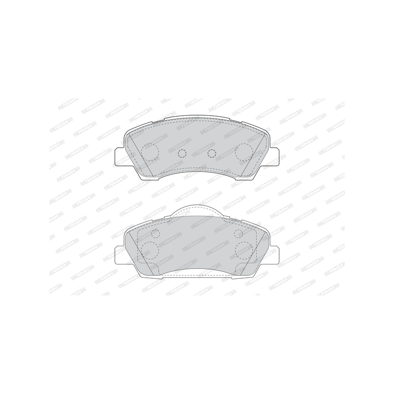 Pastiglie freno asse anteriore - FERODO