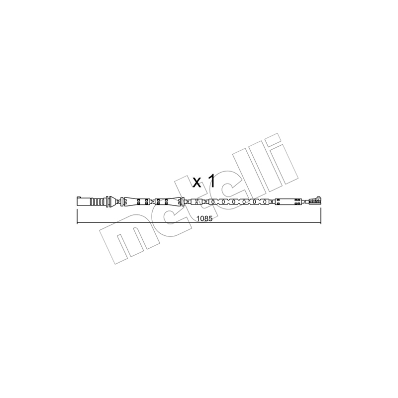Indicatore usura freno asse anteriore - METELLI