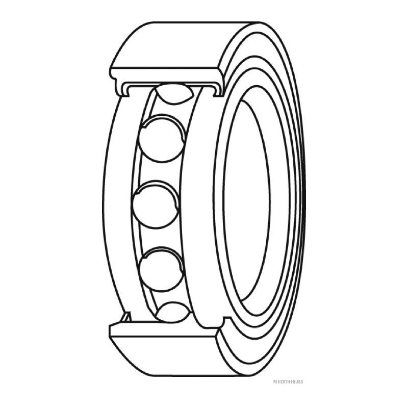 Cuscinetto ruota asse anteriore - JAKOPARTS