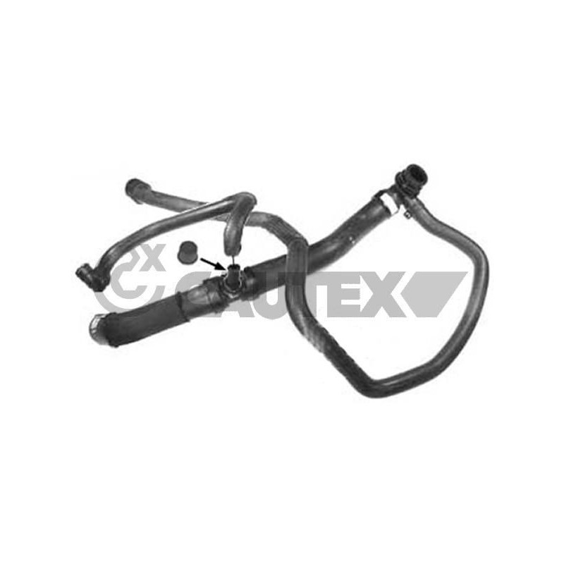 Tubo radiatore - CAUTEX GOMMA E PARTI MOTORE