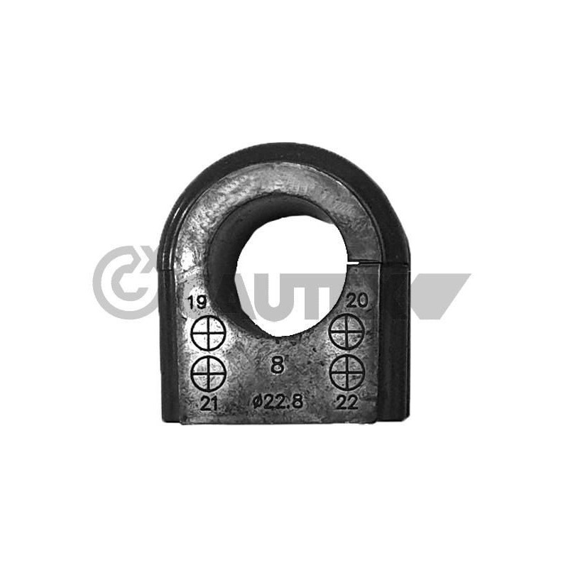 Boccola barra antirollio assale anteriore - CAUTEX GOMMA E PARTI MOTORE