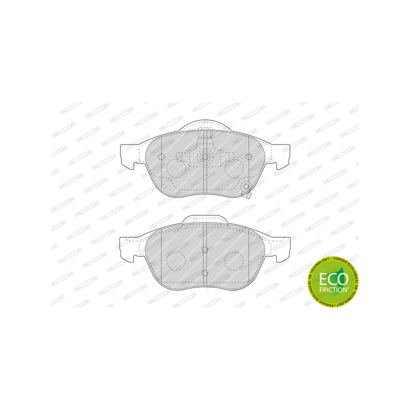 Pastiglie freno asse anteriore - FERODO