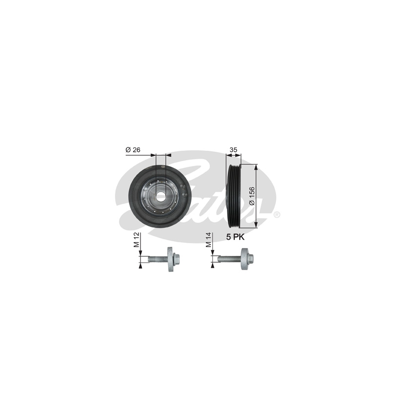 Puleggia albero motore - GATES