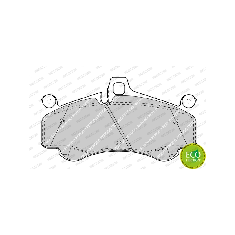 Pastiglie freno asse anteriore - FERODO