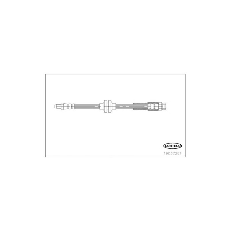 Flessibile freno asse anteriore - CORTECO