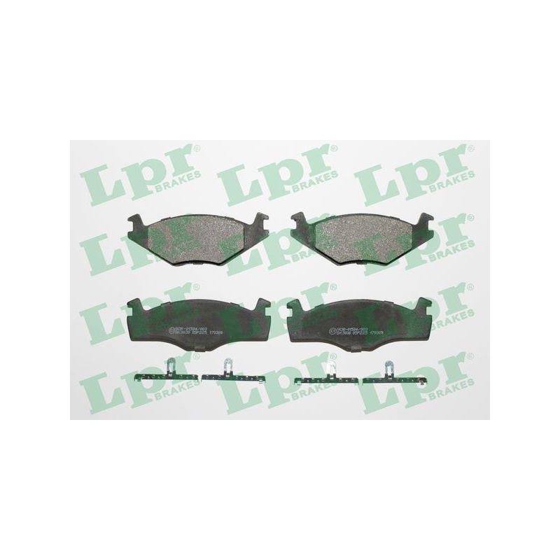 Pastiglie freno asse anteriore - LPR I.