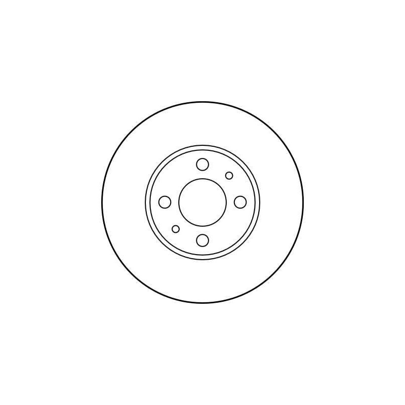 Disco freno asse anteriore - TRW