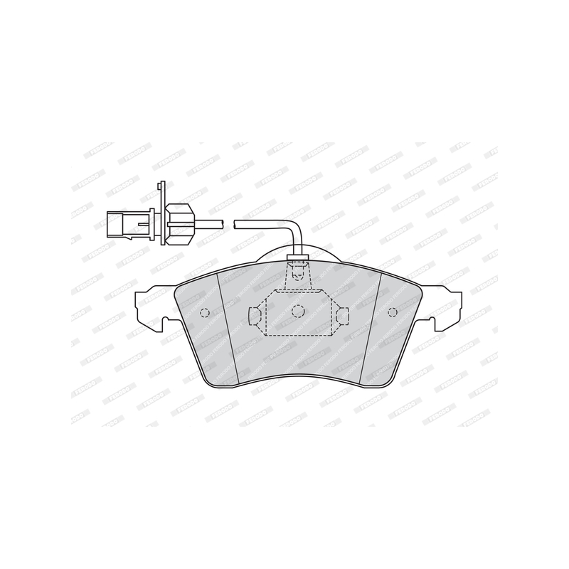Pastiglie freno asse anteriore - FERODO