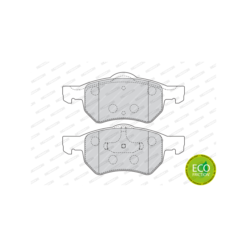 Pastiglie freno asse anteriore - FERODO