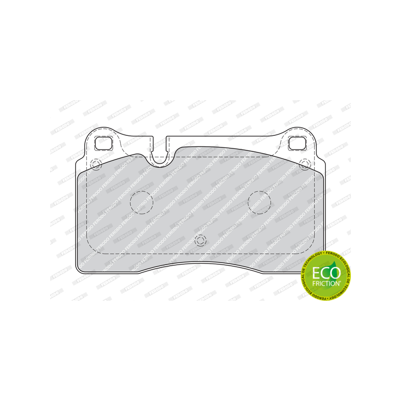 Pastiglie freno asse anteriore - FERODO