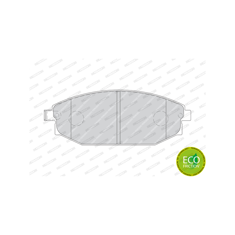 Pastiglie freno asse anteriore - FERODO