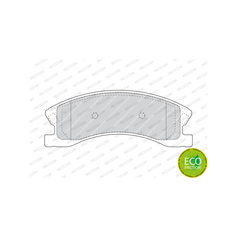 Pastiglie freno asse anteriore - FERODO