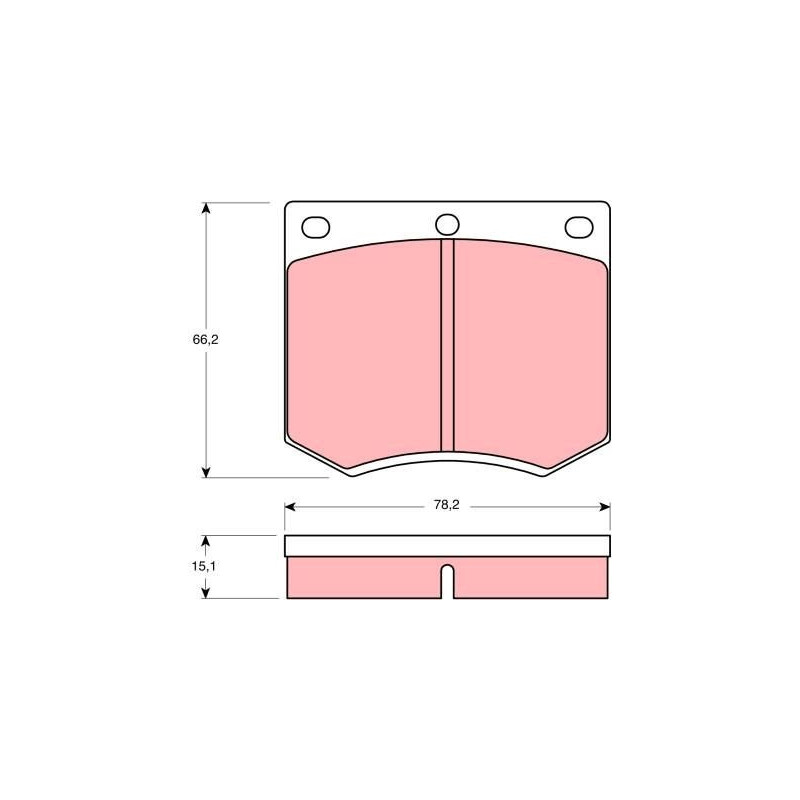 Pastiglie freno asse posteriore - TRW