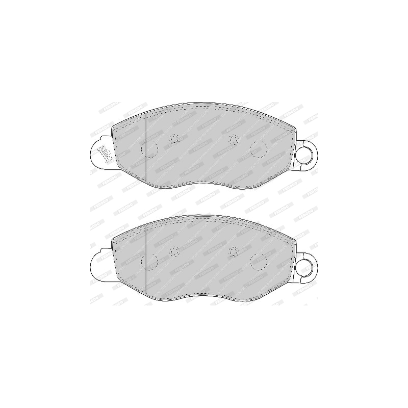 Pastiglie freno asse anteriore - FERODO