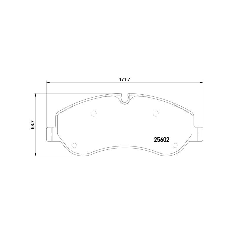 Pastiglie freno asse anteriore - BREMBO